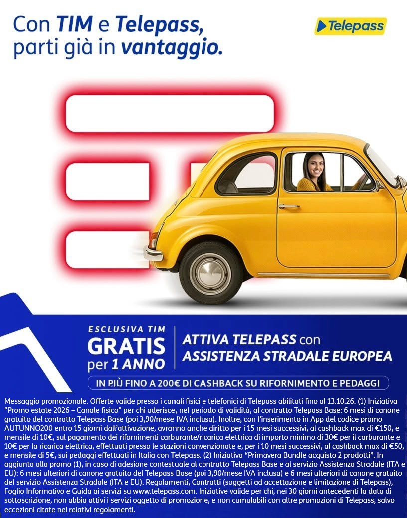TIM e Telepass